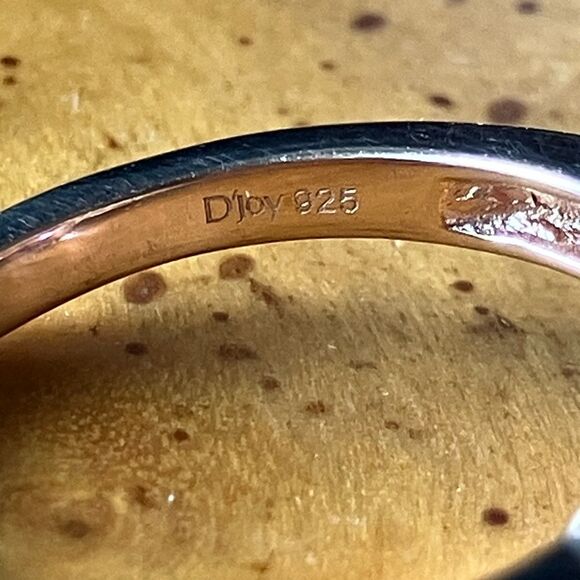 Rose De France Amethyst Marquise Cut Sterling Silver Ring Size 8 - Picture 6 of 9